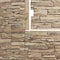 Ekena Millwork 45 3/4"W x 24 1/2"H x 1 1/4"D Canyon Ridge Stacked Stone, StoneWall Faux Stone Siding Panel, Colfax PNU24X48CNCO - alternate 10
